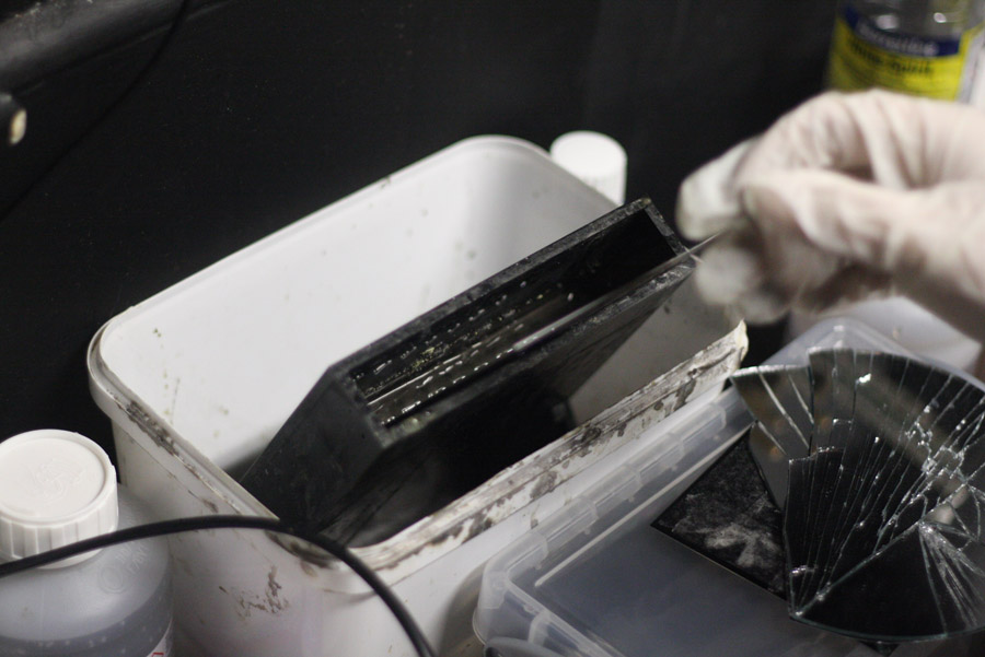 4x5 in a silver nitrate bath