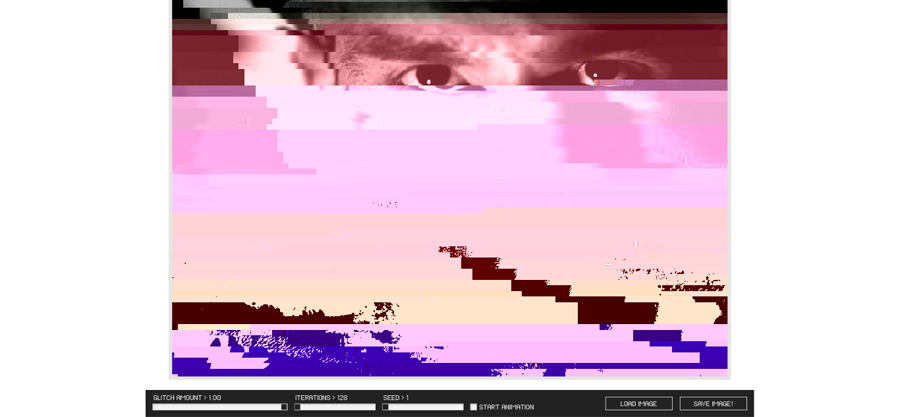 glitch art photography