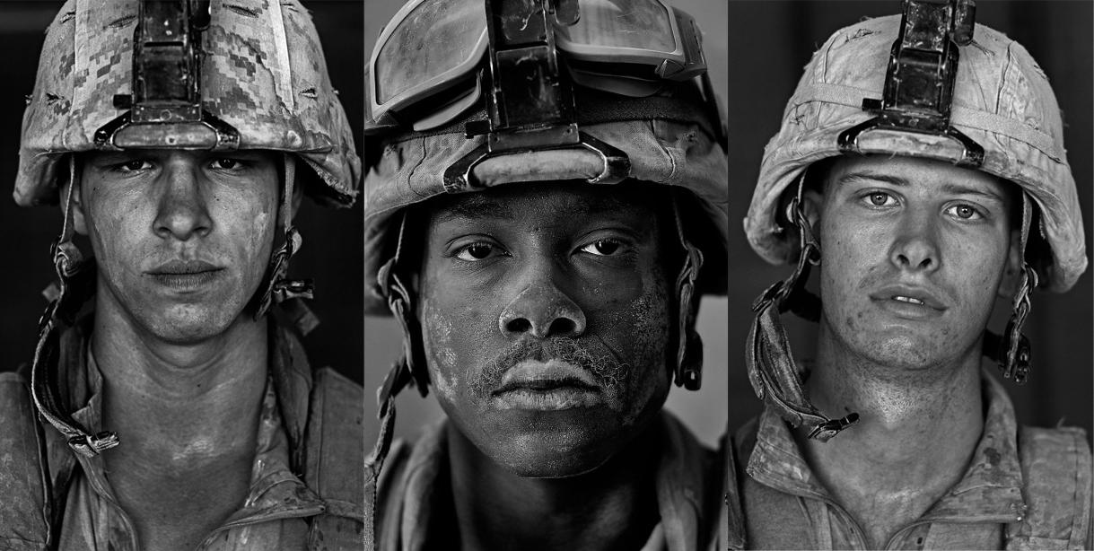 louis palu soldier portrait photography