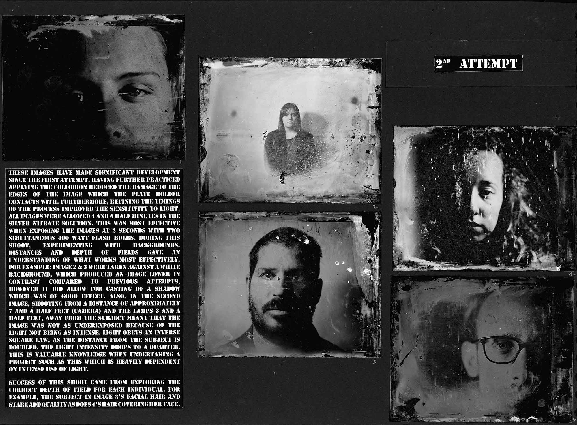 a grade tintype photography project example