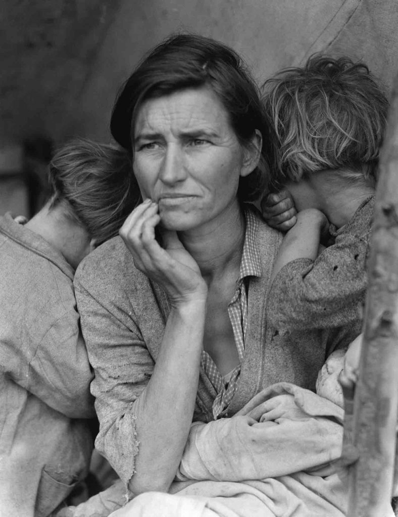 dorothea langes world famous image of a migrant mother