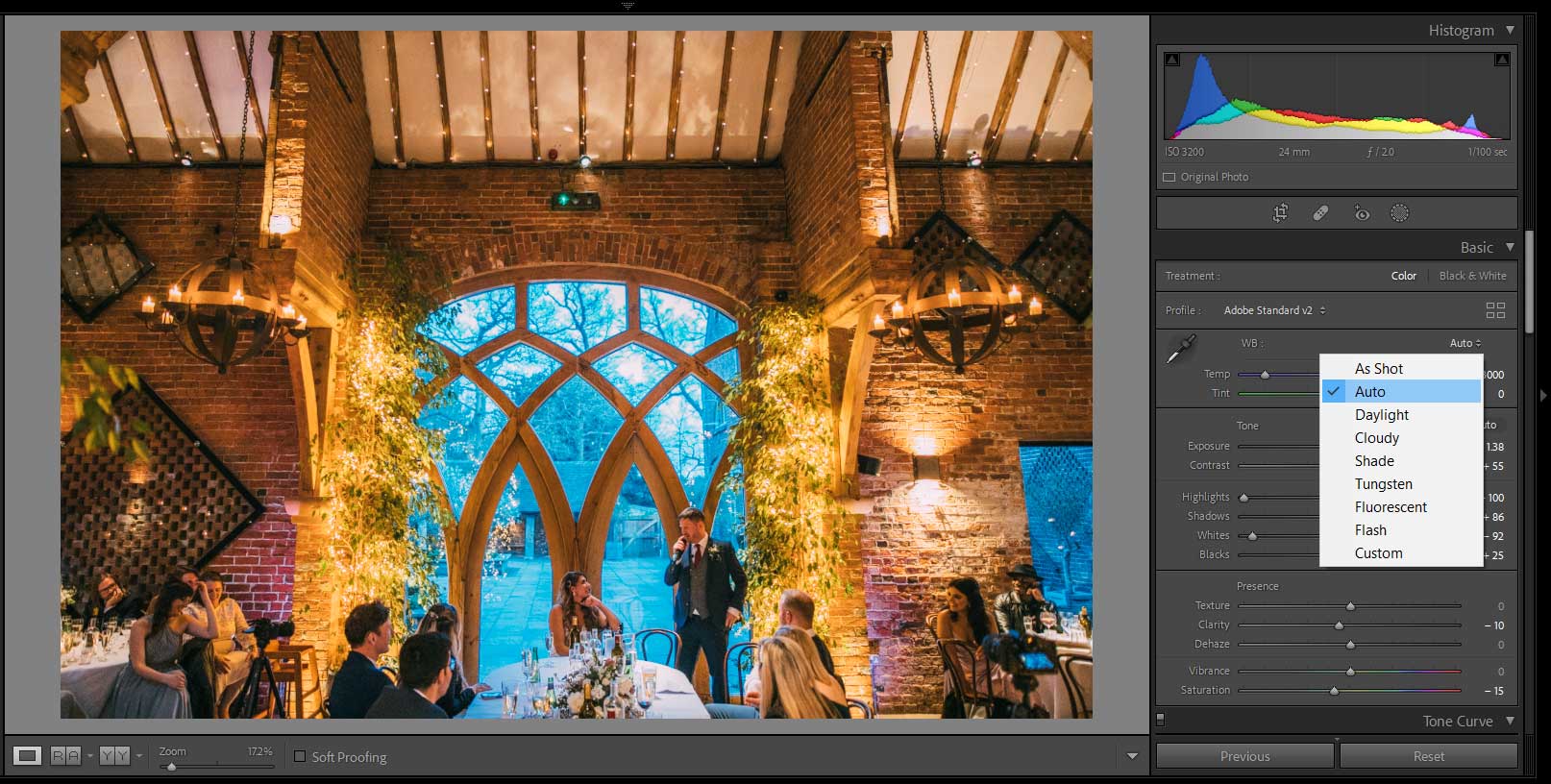 auto white balance example in photography