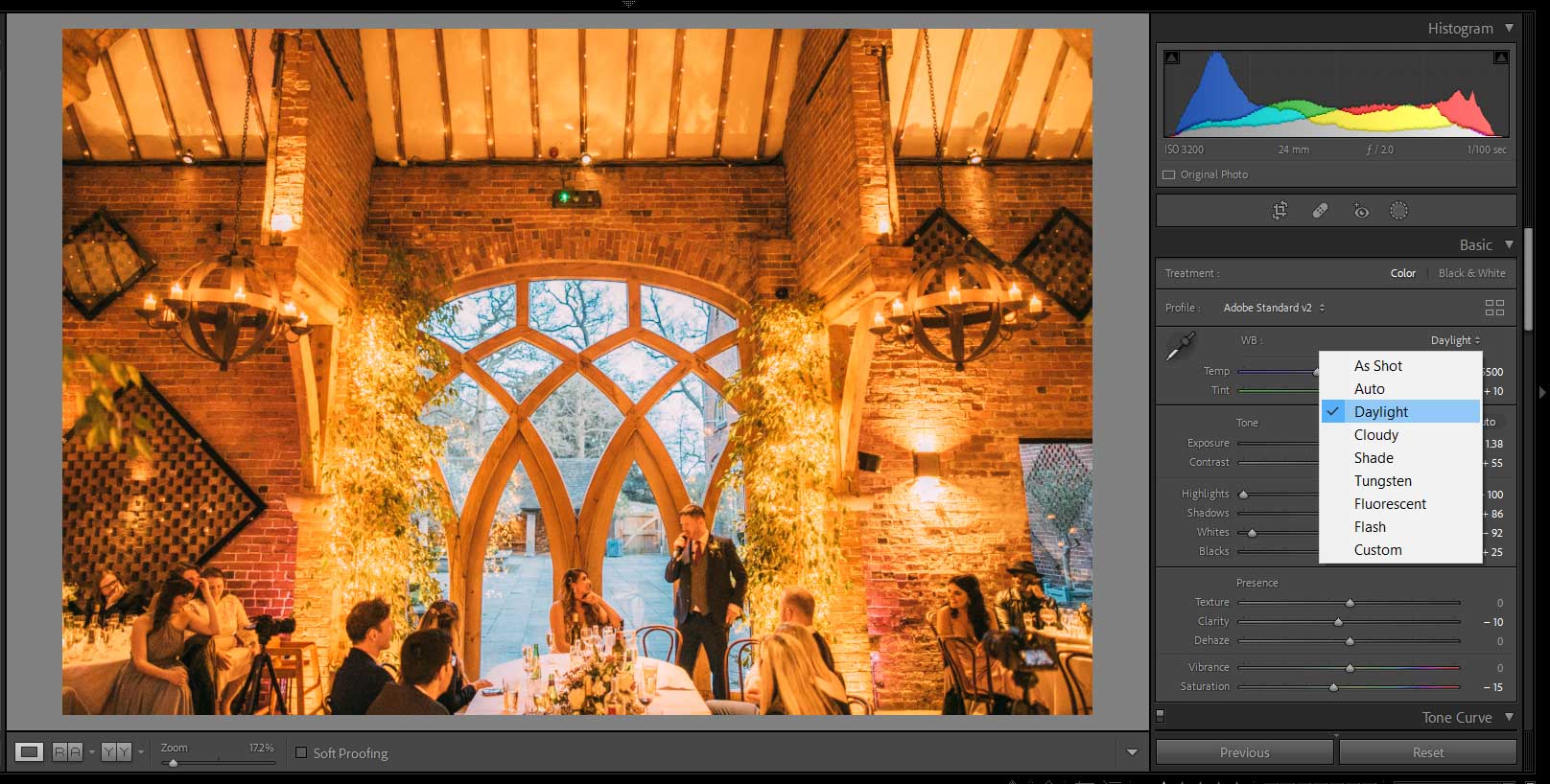 daylight white balance example in photography