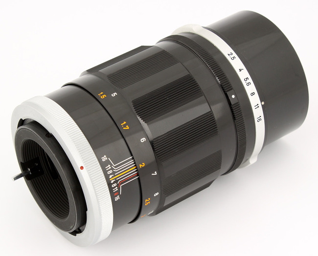 canon 135mm vintage lens