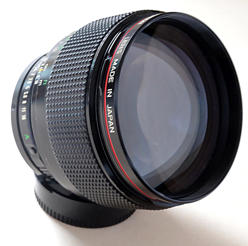 canon fd 85mm vintage manual focus lens
