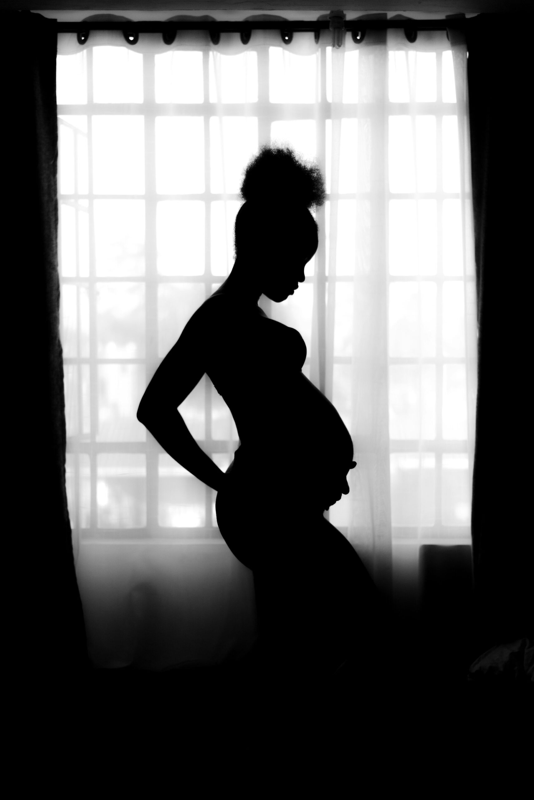 silhouette pregnancy photography ideas